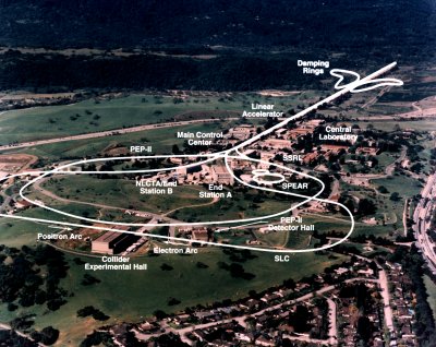 Aerial view of SLAC